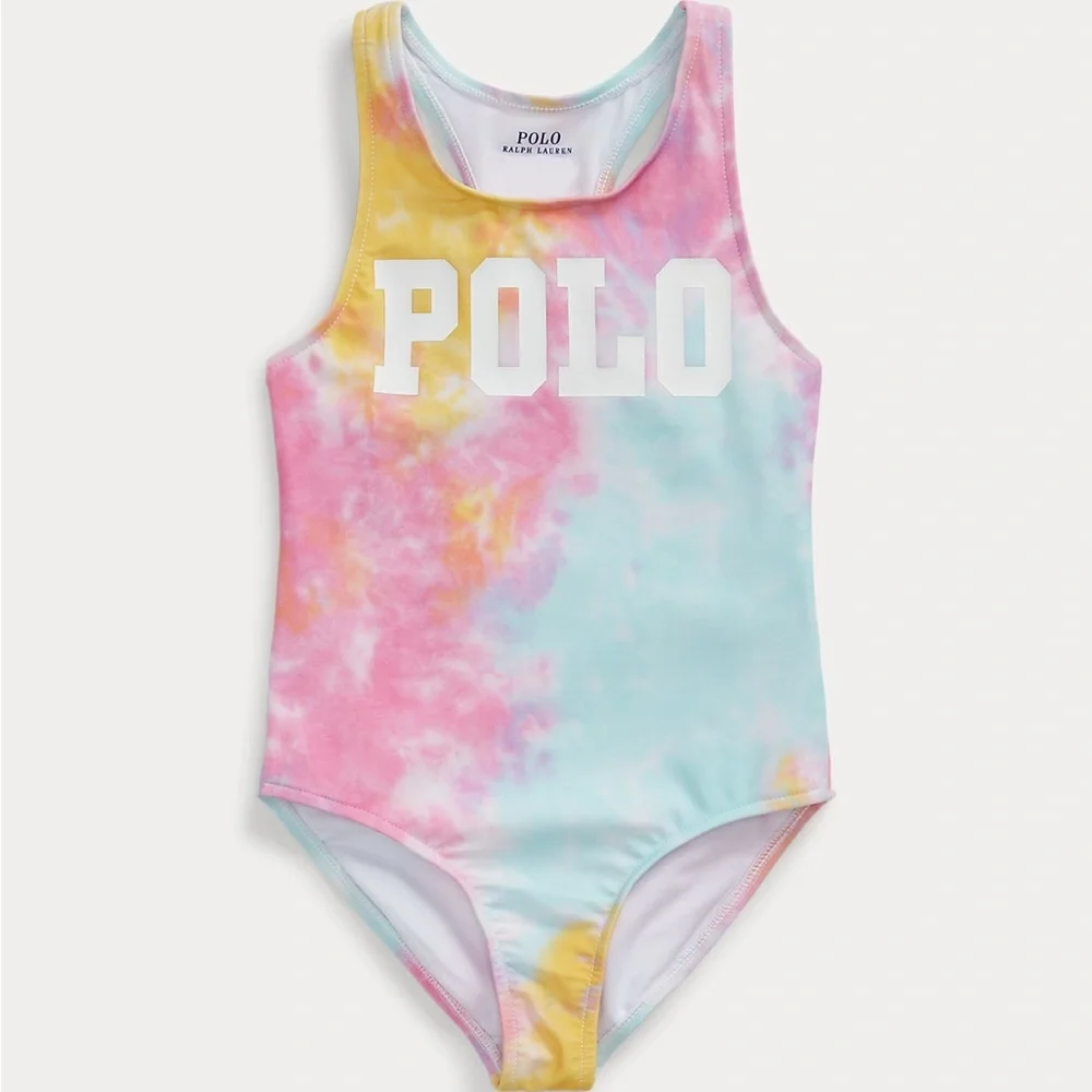 Polo Ralph Lauren Toddler Girl The Dye Swimming Bathing Suit One Piece Size 2/2T